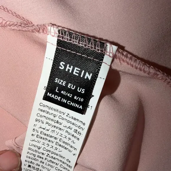 Fairycore Coquette Corset Lace Up Pink Mini Dress Puff Sleeve Cottagecore  Large - Picture 13 of 13